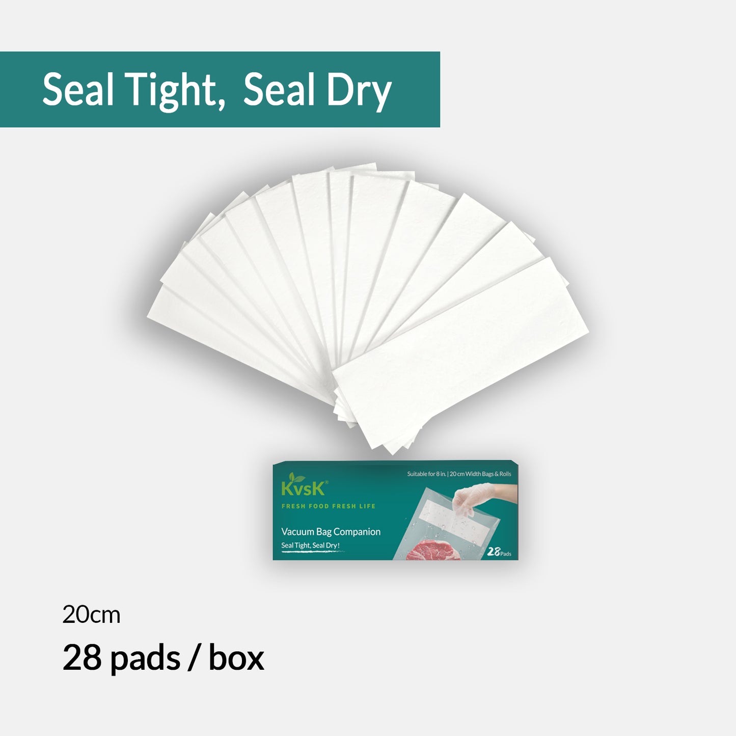 Vacuum Bag Companion  Suitable for 8 in. | 20 cm Width Bags & Rolls