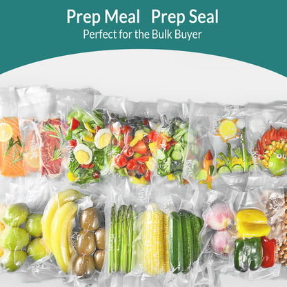 Vacuum Sealer Bags Thick & Tough (3.6 mil + 10 mil) 6X Freshness*  220Count 8 in. x 12 in. | 20 cmx30 cmSeal More, Save More!